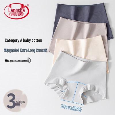 Женские боксеры из 100% хлопка с высокой посадкой, 3 шт.