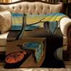 art S-Salvador Dali-i Throw Thick Comfort Flannel Quilt,Multi-scene Use Indoor Outdoor Daily Nap