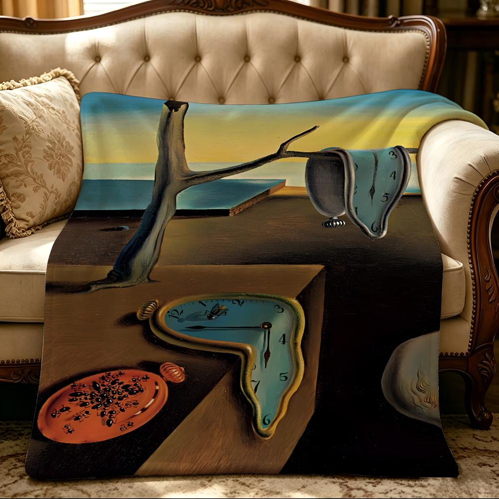 art S-Salvador Dali-i Throw Thick Comfort Flannel Quilt,Multi-scene Use Indoor Outdoor Daily Nap