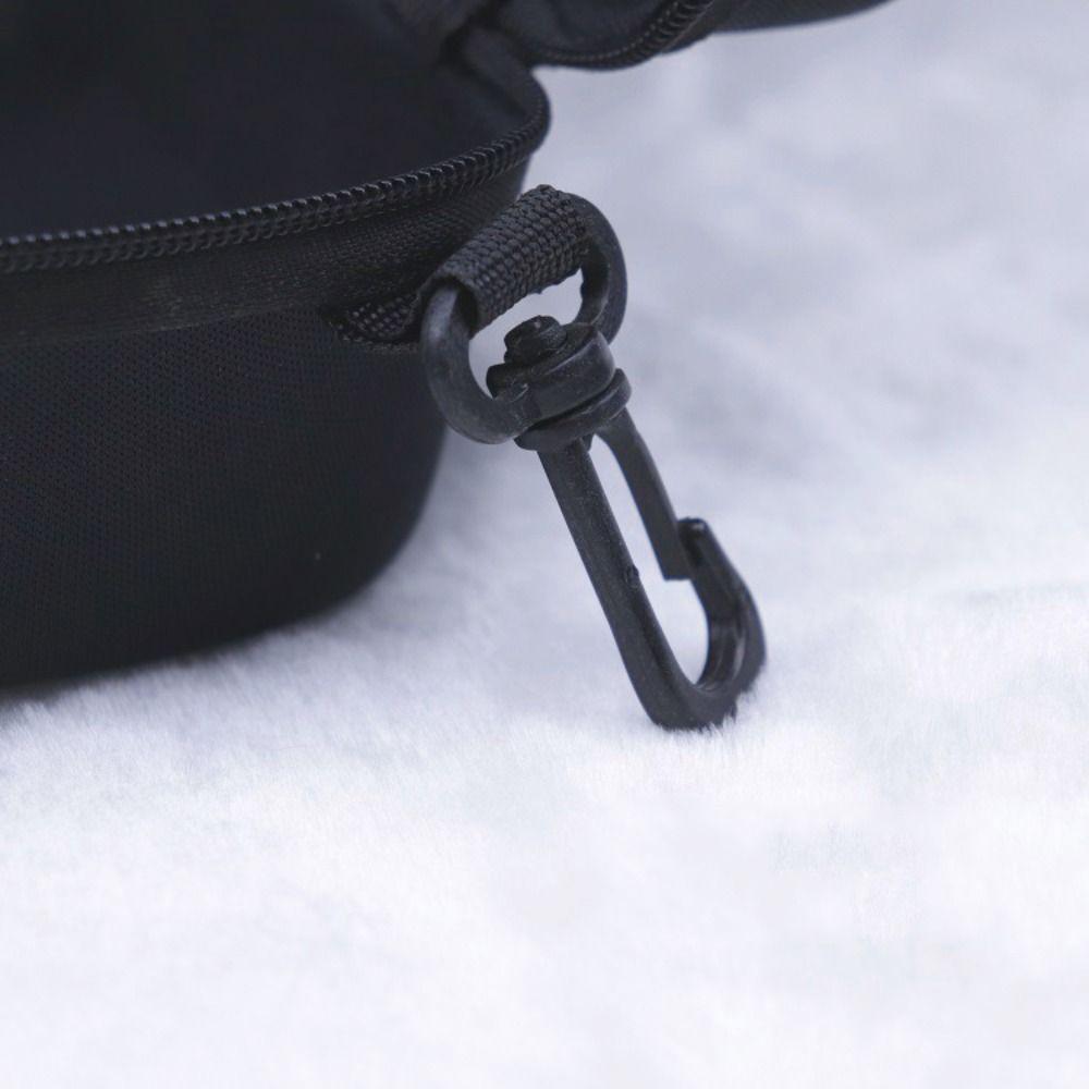 Practical Anti-Shock Ski Goggles Case Zipper Black Goggle Protector Case Hard Shell Bag Ski Eyewear Case