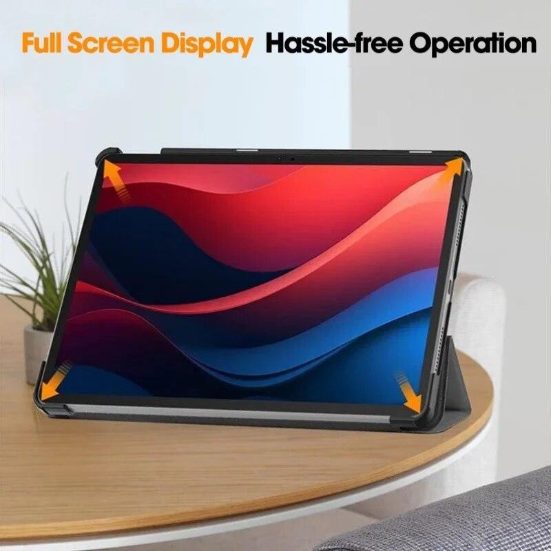 Чехол для Lenovo Tab M11 TB330FU TB331FC Xiaoxin Pad 2024, 11 дюймов, тройная складная подставка, смарт-чехол для планшета, чехол для Xiaoxin Pad 2024