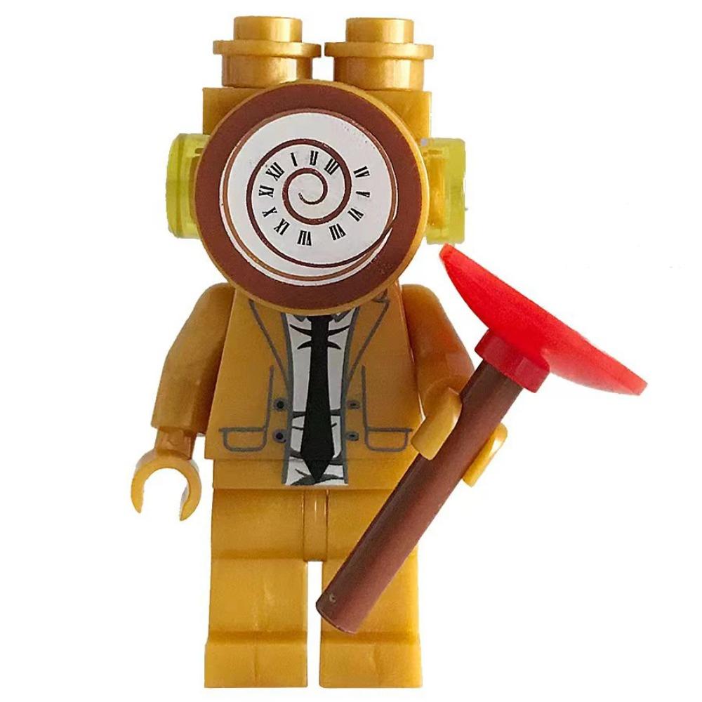 12 шт. Мини-фигурки Skibidi Toilet Аниме-игрушки ТВ-Человек Оператор Говорящий Человек Строительные Блоки Модель для сборки Игрушка Для Подарков Детям