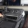 Для Land Rover Defender 90 110 130 20-25 Накладка на кнопку режима кондиционера центральной консоли из настоящего углеродного волокна Автоаксессуары