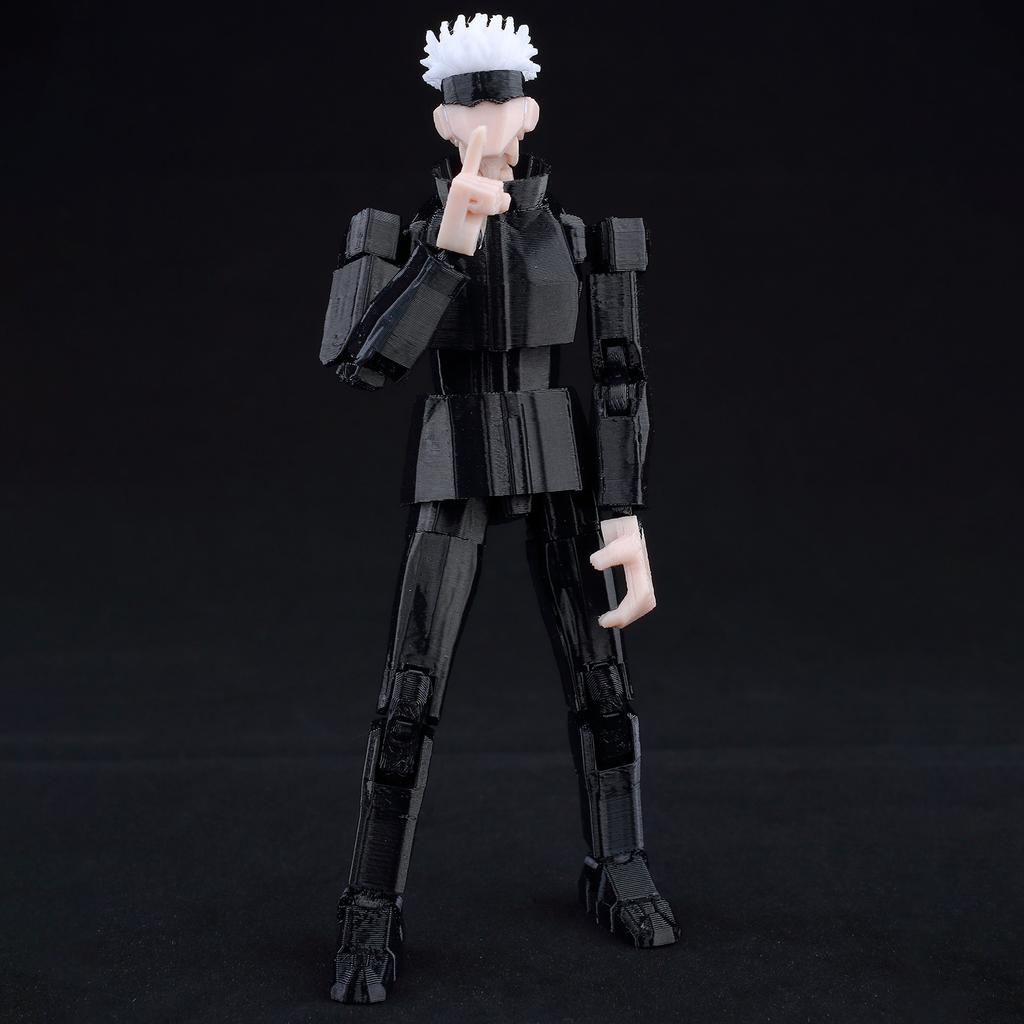 9L 3D Фигурка Jujutsu Kaisen Титан 13 Аниме Годжо Черный Наряд Модель Счастливый 13 Модель Макет 13 Аниме Многосуставные Подвижные Игрушки