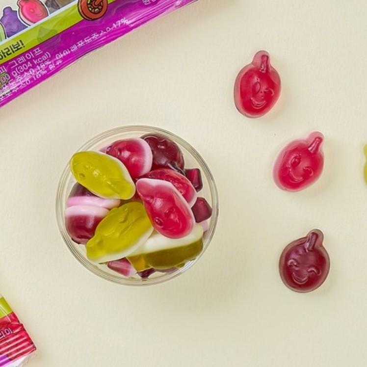 Haribo Счастливый Виноград 100 г, корейские закуски