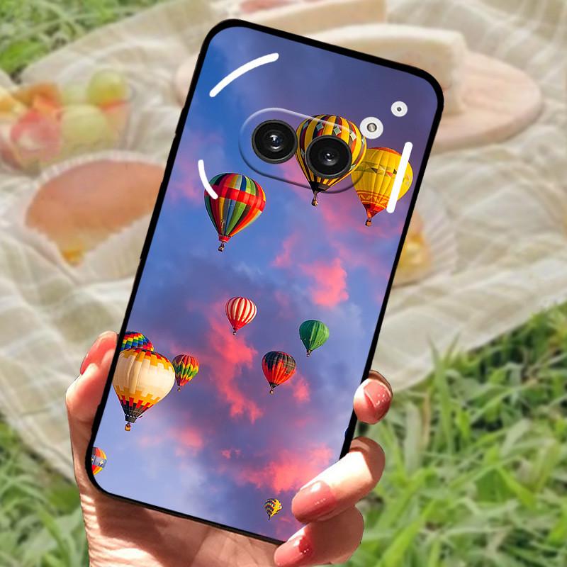 Чехол-бампер для Nothing Phone 2A, силиконовый, мягкий, модный, черный, Full Protective A142 Capa
