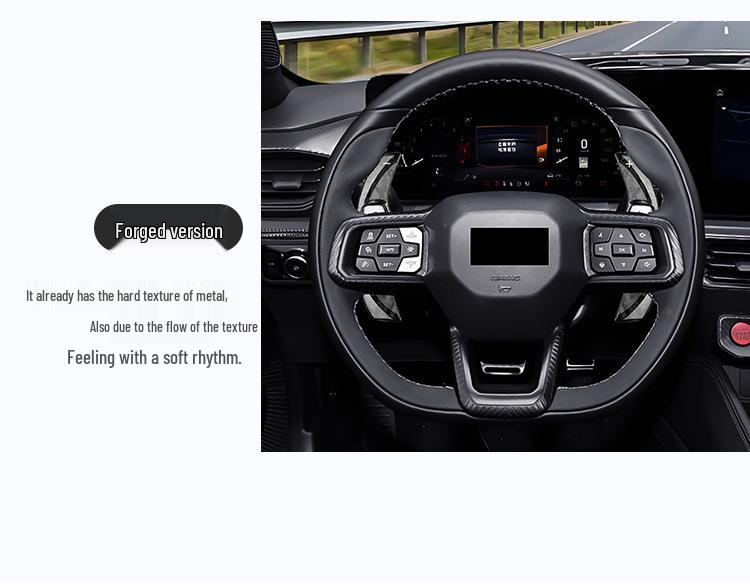 Углепластиковые подрулевые переключатели T-Carbon для рулевого колеса Ford Mustang 2425