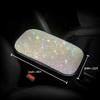 Diamond Studded Car Accessories Set: Seat Belt Shoulder Cover, Rearview Mirror Cover, Headrest, and Lumbar Support