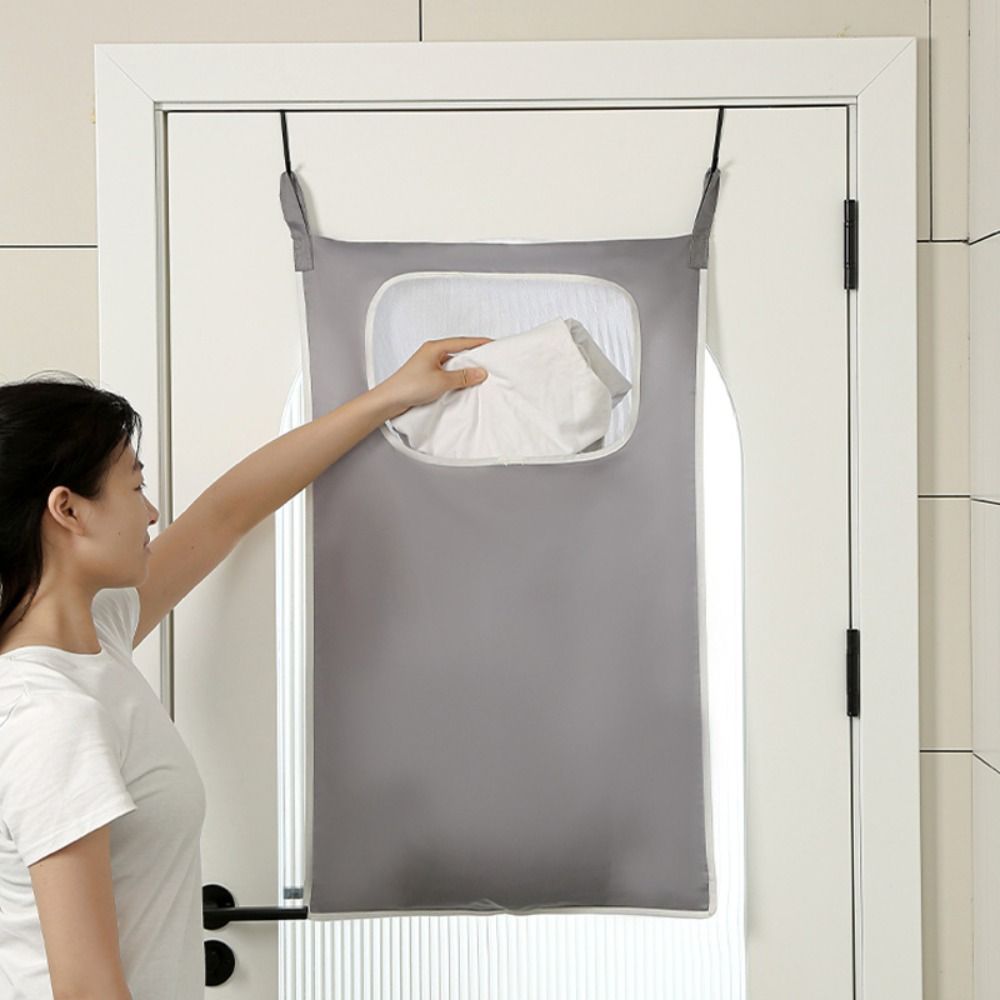 Wall Mounted Clothing Organizer Bag Hanging Hanging Laundry Basket Home Organization