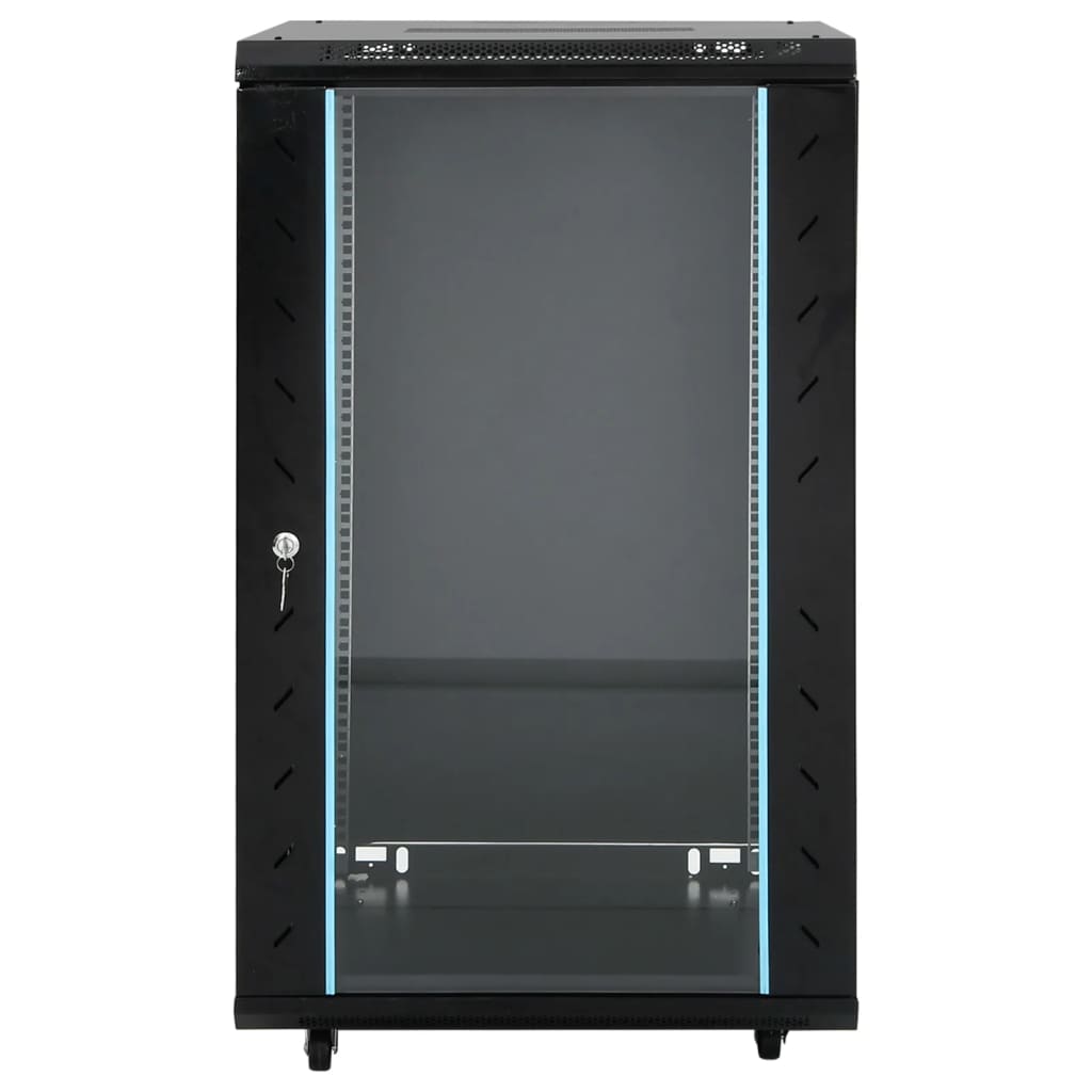 18U Network Cabinet 19 IP20 Black 60 x 60 x 100 cm