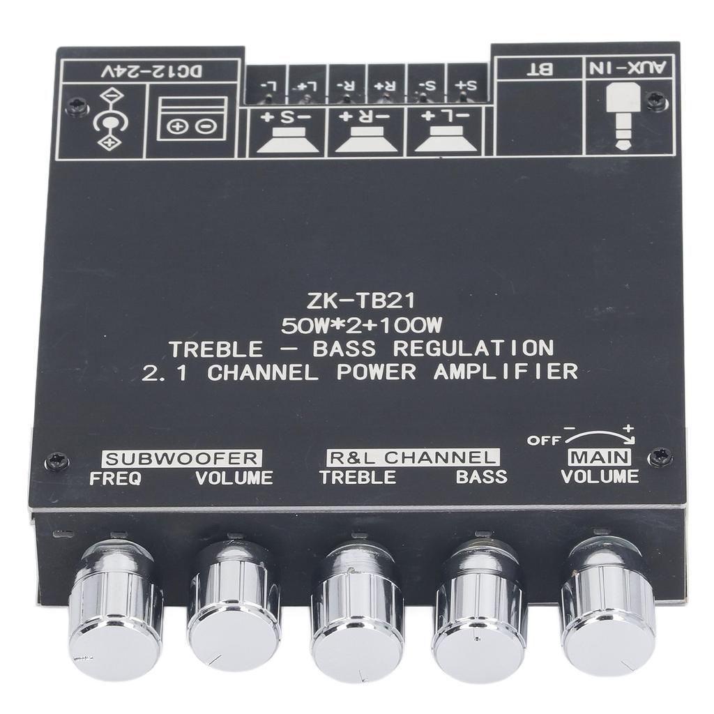 Модуль усилителя мощности звука 2.1 канала BT DIY беспроводной динамик цифровая плата усилителя мощности