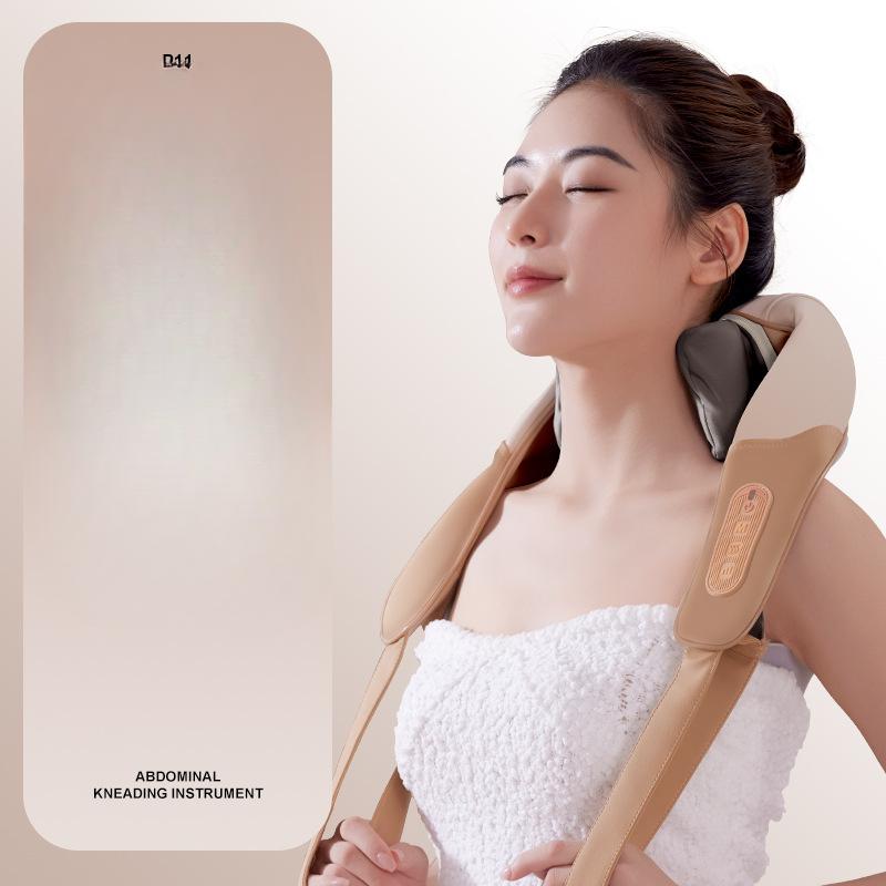 Массажер для шейной трапеции, горячий компресс для плеч, разминание и массаж, шаль для шеи, бытовой перезаряжаемый массажер для плеч и шеи