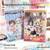 Книга наклеек для переодевания в стиле Y2K Retro Dreamcore для детей: Преображение и украшение девушки своими руками