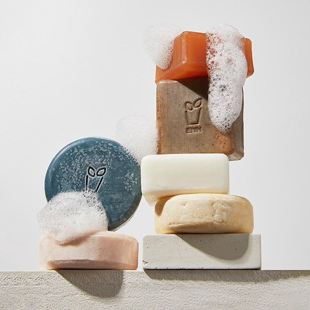 ENH Shampoo Bar Cleansing Bar 6 Types 100g Shampoo Bar Solid Shampoo Bar, ENH 002) Medium To Dry Shampoo Bar French Lavender Fragrance, 1 Piece