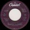 7-дюймовая пластинка БАРБАРА МАНДРЕЛЛ - Мой ход мыслей / Одеяло из Ло B44276 Capitol Records 1988 США Фолк Б/У