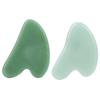 Sha Facial Tool Natural Jade Stone Guasha Massage Board for Face Relieve Tensions