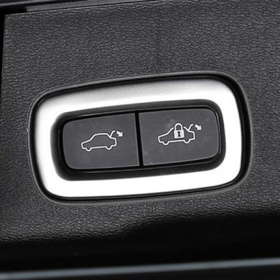 Дверь багажника, электрическая кнопка багажника, ручка переключателя, рамка, наклейка, накладка, подходит для Volvo XC60 XC90 V90