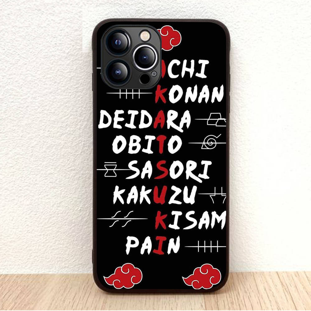 51 Naruto Sasuke Uchiha Case for Xiaomi Redmi A3 13C 10A 10C 12C 9A 9C 9T A3X Note 13 8 9 10 11 12 Poco F5 F6 C51 M6 X3 X6 C65 C50 C55 Pro Plus 4G 5G