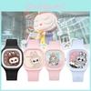 Модные детские часы с мультяшным дизайном Bubble Mart, высококачественный мягкий силиконовый ремешок-желе