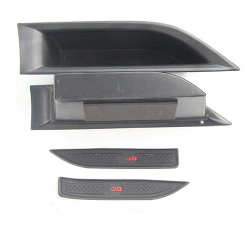 My Good Car 2pcs Plastic Car Interior Front Side Door Storage Box Case For Peugeot 5008 4008 Car Accessories