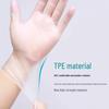 Food Grade Disposable TPE Gloves - Special Plastic, Transparent, Thickened for Kitchen & Catering Use