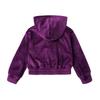 Children's Sweatshirt-colored Long-sleeved Hooded Pocket Cropped Sweatshirt Set