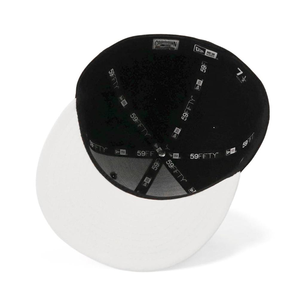 New Era Cap 59FIFTY 14676980 NER35C8246 MLB San Diego Padres SD Black SIDE PATCH 2-Tone ONSPOTZ Exclusive Men's Women's Hat 5950 Side Patch Straight