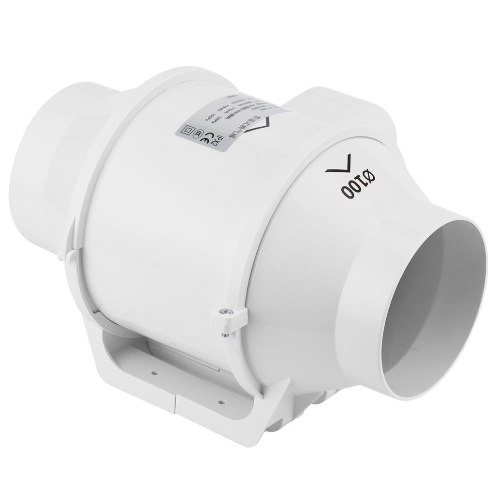 220V 4in Ventilation Fan Noiseless Wall Mounted Exhaust Fan with Large Air Volume for Kitchen Use