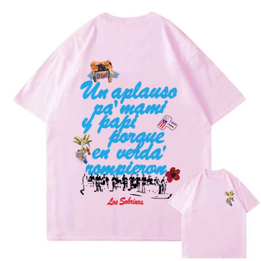 Bad Bunny Tshirt For Unisex Unisex Debi Tirar Mas Fotos Dtmf Tour 100 Cotton T Shirts Oversized Tops 05272