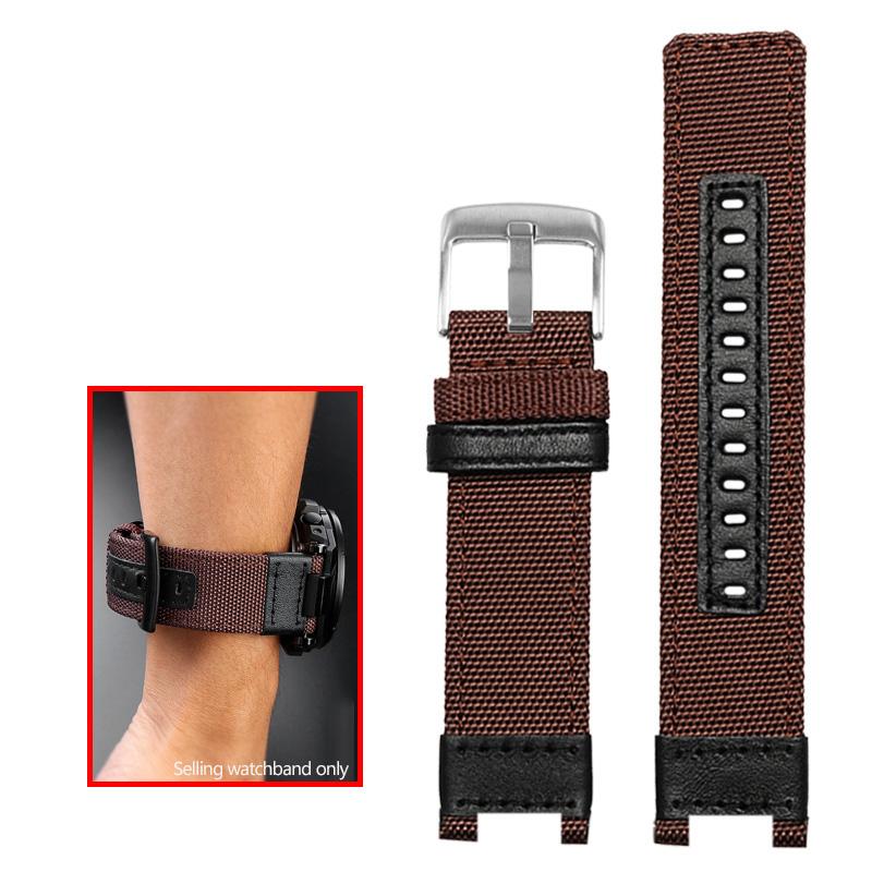 ONENylon Холст Кожаный Ремешок Для Часов Для G-shock Casio GST-B100/S130/S100G/W300G/W330/400G/410 GST-W120L/S120/W130L/S110 Мужской РемешокMN