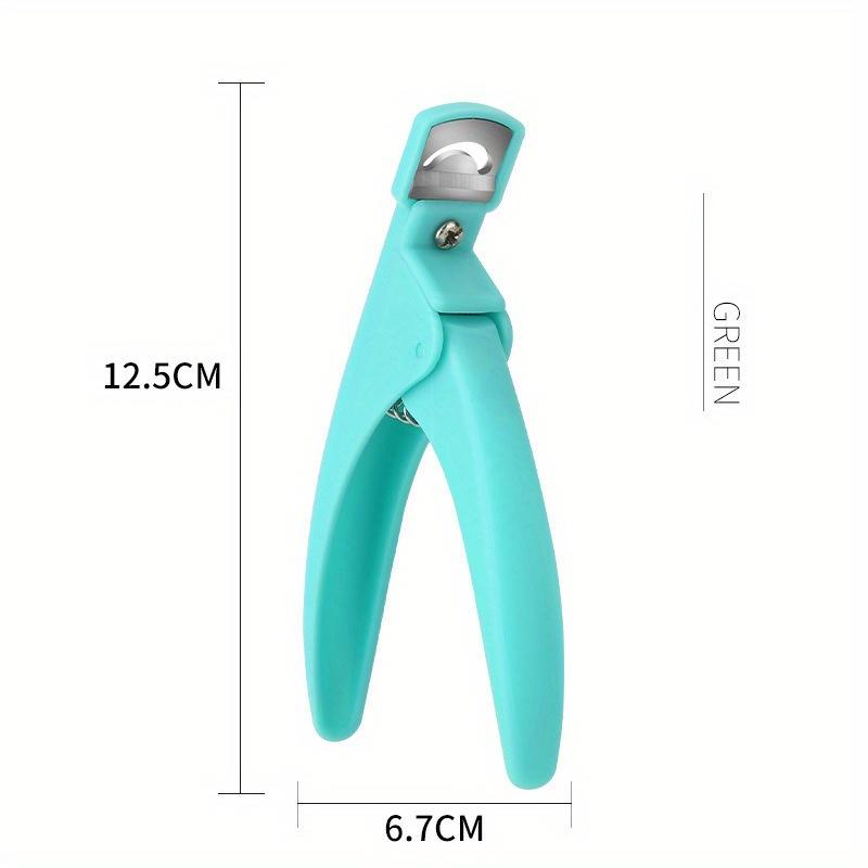 U-Shaped French False Nail Scissors Professional Stainless Steel Head Nail Clipper Acrylic Gel French False Nail Tips Clipper