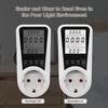 LCD Display Electricity Usage Power Meter Socket Energy Watt Voltage Amps Tester Wattage KWH