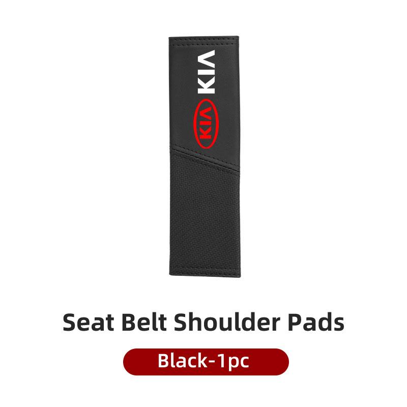 Leather Car Seat Safety Belt Adjustable Soft Protector Shoulder Strap Pad For KIA Rio K5 K2 Sportage Ceed Sorento Picanto QQ6