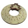 Music Melody Tool Wooden Melody Tool Round Wooden Melody Chord Tool Chord Wheel Fifth Wheel