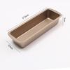 Commercial Rectangular Heavy Steel Non Stick Gold Toast Tin Bread Baking Pan Cake Mold For Family Kitchen Baking
