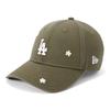 Кепка New Era 9FORTY с тканевым ремешком 15210735 NER37C4808 LA Новый Оливковый Кепка New Era Цветочный ONSPOTZ Специальный заказ Вышивка цветов MLB Los Angeles Dodgers