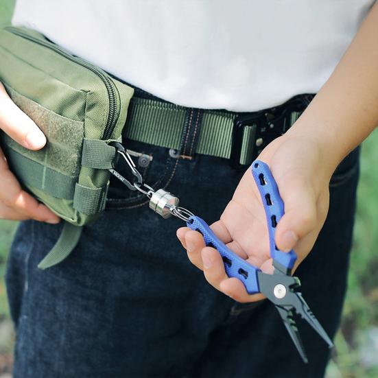 Ретрактор для рыболовной сети нахлыстом Широко используемый ретрактор с магнитным зажимом и выдвижным спиральным ремешком-карабином