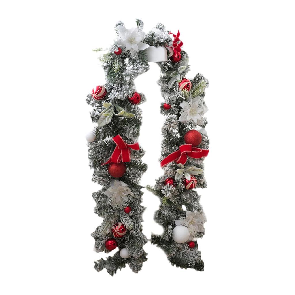 Рождественская гирлянда Креативный реалистичный подвесной декор для двери Украшение для дома на Рождество Сад Гостиная Товары для вечеринки Лестница