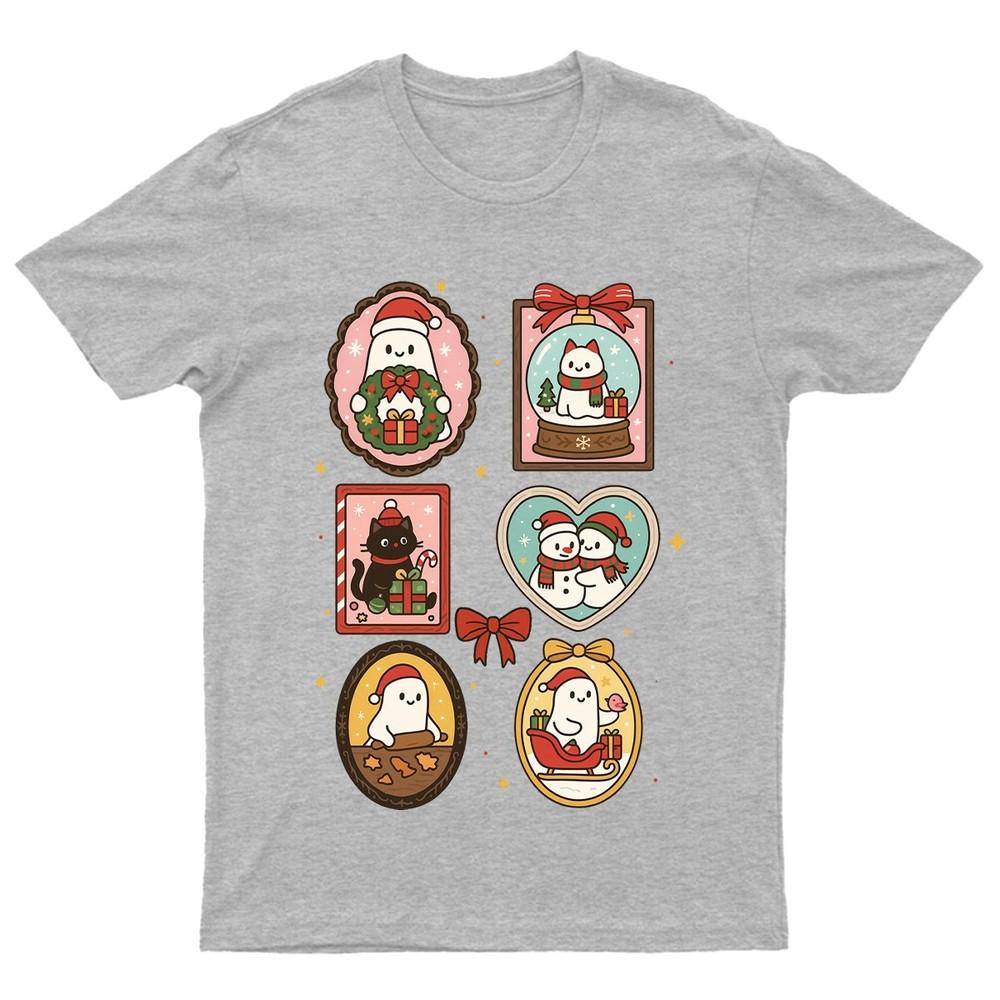 Kawaii Christmas Cute Holiday TShirt Unisex Gift Retro Seasonal Funny Xmas