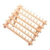 60 Spool Thread Rack for Sewing Quilting Embroidery Threads Mini Cones - Can Be Painted or Stained
