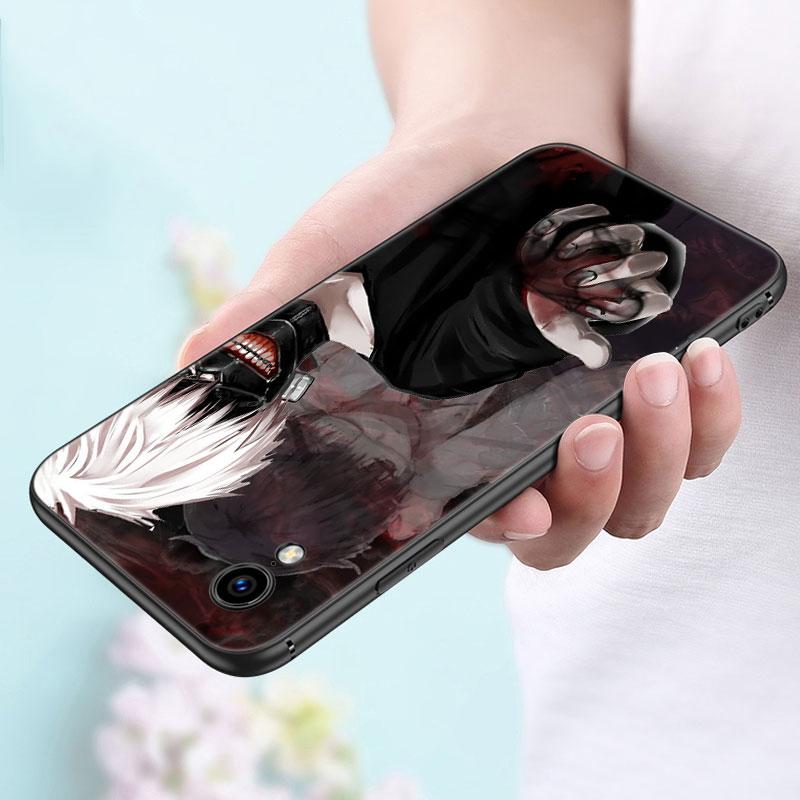 Чехол для телефона с изображением аниме «Токийский гуль» для Apple iPhone 14 13 12 Mini 11 Pro Max 7 8 XR X XS 7 8 Plus SE 2020 2022, черный мягкий чехол