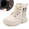 Children Short Boots for Boys Girls Toddlers Little Kids Fashion Boots Warm Thermal Double Zipper Classic  Autumn Winter Boots