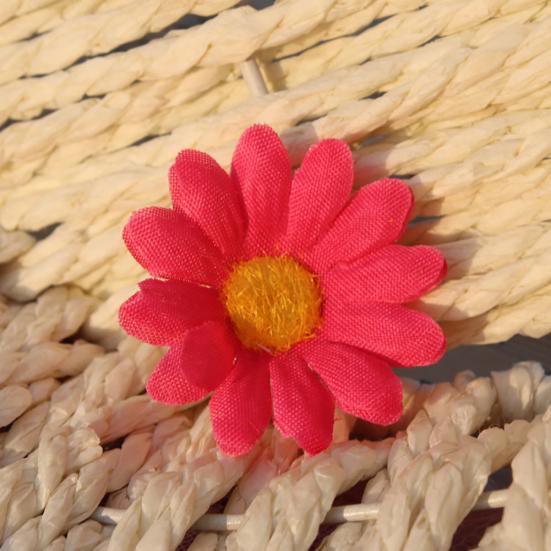 100 шт. искусственный цветок поддельные шелковые головки подсолнуха свадебный цветочный декор «сделай сам»