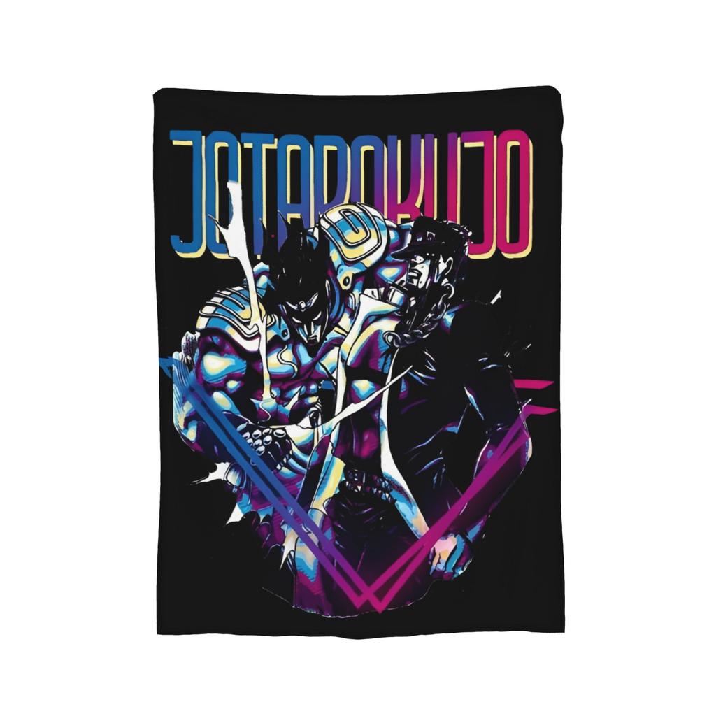 JoJo Золотые одеяла Фланелевые J-JoJos Невероятные приключения Дышащие ультра-мягкие пледы для дома, автомобиля, одеяло