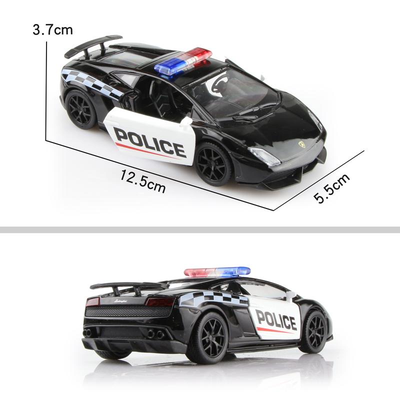 Police Car Series Volkswagen Mercedes Benz Dodge Lamborghini McLaren Ford Chevrolet Corvette Diecasts & Toy Vehicles RMZ City 1:36 Alloy Model