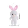 1/2Pcs Bouquet Accessories Bunny Plush Dolls Rabbit Easter Basket Fillers Bag Pendant  Kids Birthday