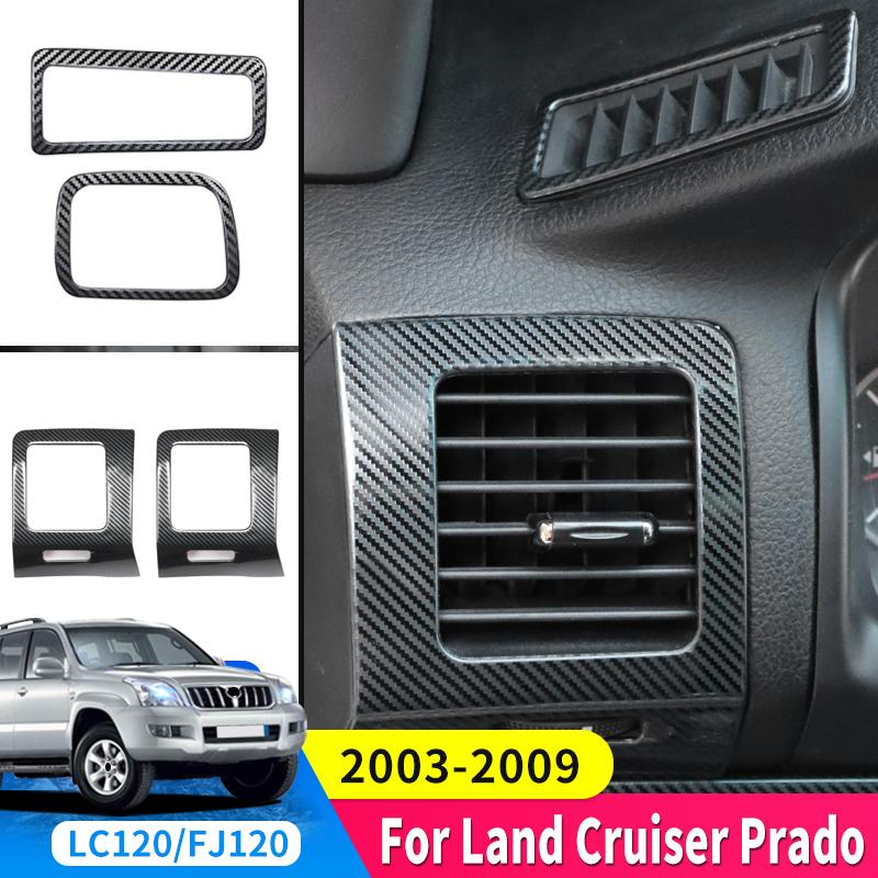 Для 2003-2009 Toyota Land Cruiser Prado 120, обновление украшения, патч для розетки кондиционера Lc120, аксессуары для модификации