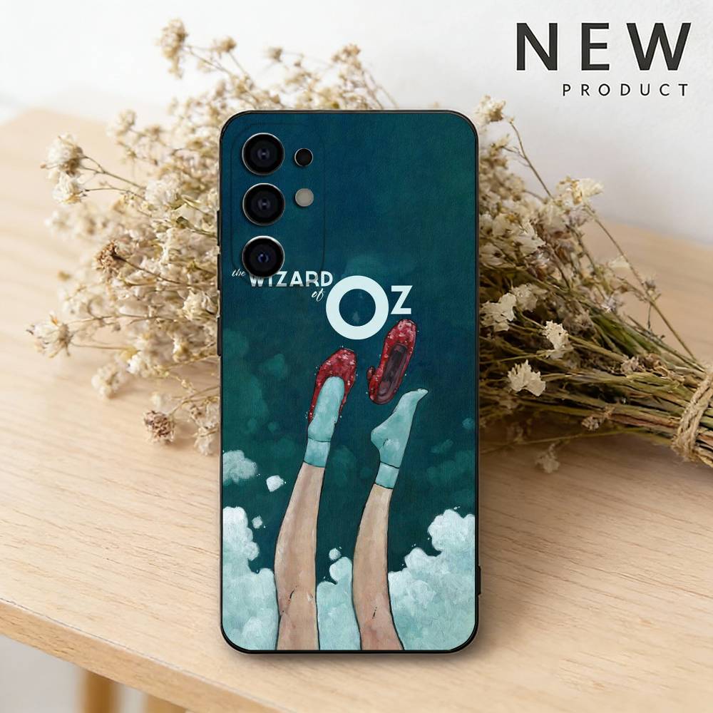 Чехол для телефона-волшебника из страны Оз Для Samsung S26,25,24,23,22,21,20,30,Ultra,Plus,Fe,Lite Черный корпус