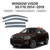 Для BMW X6 E71 F16 G06 оконный козырек автомобильные аксессуары пластиковые наружные козырьки вентиляционные жалюзи оконный солнцезащитный дождевик дефлектор 4 шт.