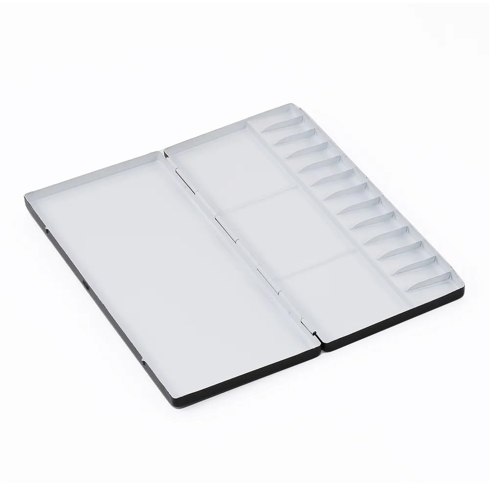 HOLBEIN Палитра для акварели алюминиевая 13 разделителей 210141 №40